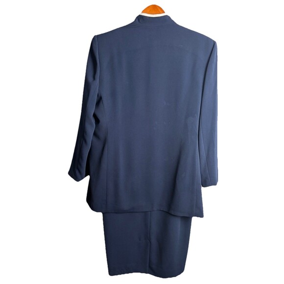 Vintage Women’s Henry Lee 18 Dress Suit USA NWT Blue Business Church Wedding - Picture 2 of 9